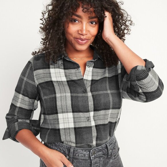 Old Navy Tops - NWOT – Old Navy Classic Plaid Flannel Shirt XL-Tall